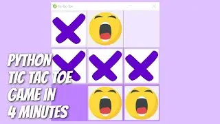 Python / Tkinter - Tic Tac Toe Game in 4 minutes!