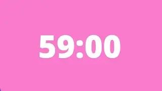 59 Minute Timer | Set 59 Minute Countdown Timer #59minutetimer #timerclock