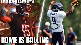 Rome Odunze GOES OFF, Jaquan Brisker Snags INT : Bears Training Camp Report Day 9