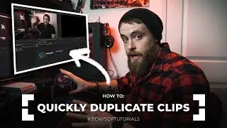 There's a faster way to DUPLICATE CLIPS in PREMIERE PRO