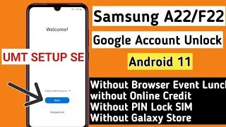 SAMSUNG F22(E225) FRP BYPASS GMAIL ACCUNTE REMOVE UMT SE 💯 LETEST TIRICK #2023