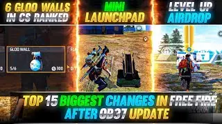 TOP CHANGES AFTER OB37 UPDATE | OB37 UPDATE FREE FIRE | NEW UPDATE IN FREE FIRE