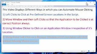 4 Mouse Clicking Ways in Auto Mouse Click by MurGee.com