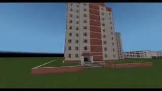 Припять в майнкрафт/ Pripyat in minecraft