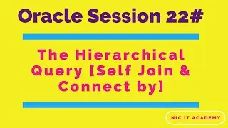 How to find Hierarchies in Oracle (CONNECT BY) & Self Join|Hierarchical queries in oracle by example