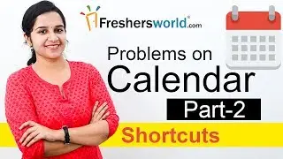 Aptitude Made Easy - Problems on Calendar -2, Basics and Methods, Shortcuts, Time and Date