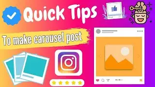 Instagram carousel | How to make carousel post on Instagram { 2024 QUICK STEPS } | eTechniz.com 👍