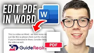 How To Edit PDF In Word - Full Guide