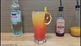 Рецепт коктейля Бабл-Водка (How to make Cocktail #Bubble-Vodka) Водка, Сироп Жвачка Апельсиновый сок