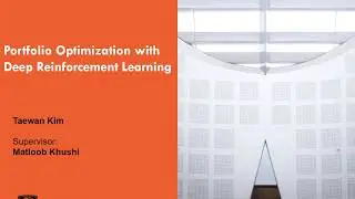 Portfolio Optimization with Deep Reinformcement Learning