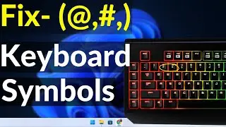 @,#, Adrate, Hash key is not working in Windows 10/11