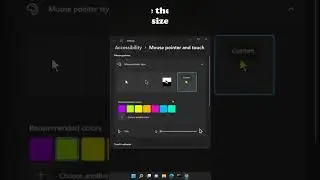 How to Change Cursor on Windows 11