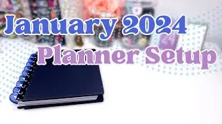 January 2024 Planner Setup [Happy Planner Frankenplanner]