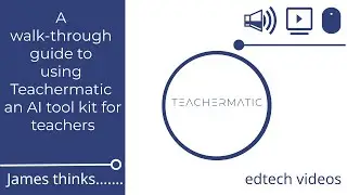 A  walk through guide to   using Teachermatic an AI tool kit for teachers