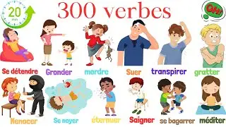 Apprendre 300 verbes en français.