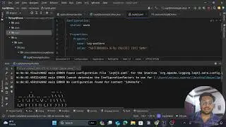 ERROR Cannot determine the `org.apache.logging.log4j.core.config.yaml.YamlConfigurationFactory`