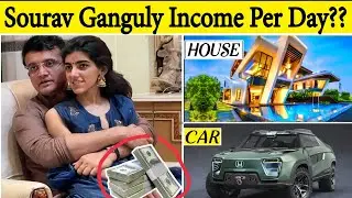 Cricketer Sourav Ganguly's Income, Networth, Car Collection, House, Biography, Lifestyle 2023