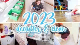 ✨new 2023! CLEANING MOTIVATION CLEAN W/ ME! CLEANING AND DECLUTTERING! MILITARY HOUSING