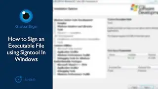 How to Sign an Executable File using Signtool In Windows