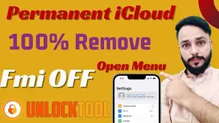 iPhone 7 iOS 15 Open Menu FMI OFF iCloud Permanent Remove Unlock Tool