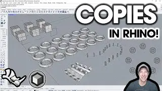 The BEST Ways to Create COPIES in Rhino!