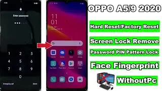 Oppo A5/9 2020 Hard Reset/Factory Reset | Unlock Screen Lock Password PIN Pattern | Forgot Password