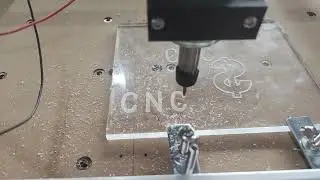 CNC Spindle on Acrylic