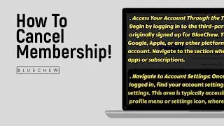 How to Cancel Bluechew Membership [easy]