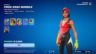 NEW FNCS CHAMPION SPARKPLUG BUNDLE! Fortnite Item Shop [July 17th, 2024]