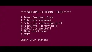 SIMPLE HOTEL MANAGEMENT SYSTEM IN PYTHON WITH SOURCE CODE