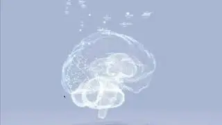 3D brain Animation THREE.js