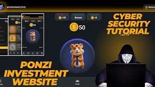 How Scammer Creates HAMSTER KOMBAT Ponzi Website | Cyber Security Tutorial