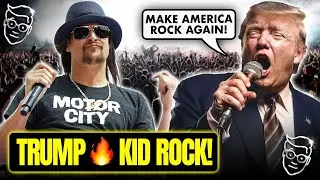 Crowd ROARS as Donald Trump STORMS Stage at Kid Rock Concert, Grabs Mic for a LEGENDARY Speech 🎤🔥