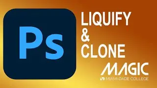 Adobe Photoshop Liquify and Clone Tools