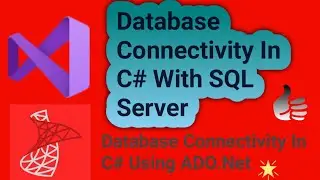 🖥️ Database Connectivity In C# With SQL Server || #viral #sql #sqlserver  #technicalgk123 #database