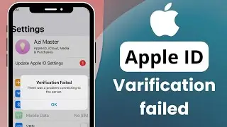 How to Fix Apple ID Verification Failed | There was a problem connecting to the server in Apple ID