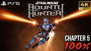 Star Wars: Bounty Hunter (PS5 4k) - 100% Walkthrough Chapter 5 | All Bounties & Collectibles