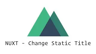 NUXT - Changing Static Title