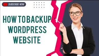 How to back up Your WordPress Website 