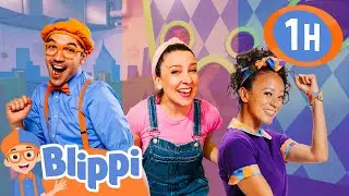 Blippi, Meekah, and Ms. Rachels BEST Collaboration Musical Day!⭐🎵 | Kids Adventure | Moonbug Kids