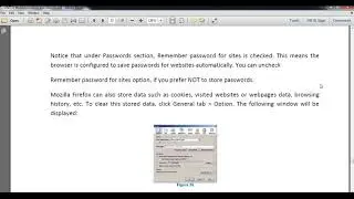 Firewall and Clearing browser History
