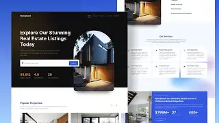 Building a Real Estate Website from Scratch with HTML, CSS, and JS!