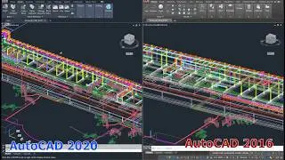 AutoCAD 2020 vs older one (AutoCAD 2016) 3D Navigation Performance Test