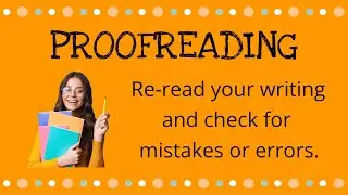 Episode 2: Proofreading | Writing Tip Wednesday | Creative Writing for Kids | Language Arts