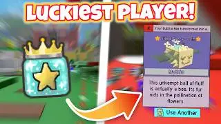 Reacting to the LUCKIEST Bee Swarm Players!