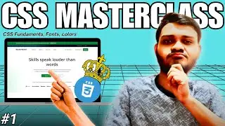 CSS Crash Course for Beginners | Introduction, Fonts, Colors, Background-Colors | Tutorial - 1