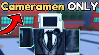 The Cameraman ONLY Challenge in [💥EP 59] Toilet Tower Defense (ROBLOX)