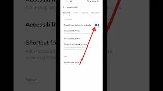 How to power button end call in realme phone 