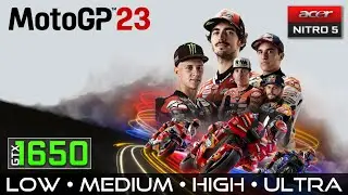 MotoGP 23 - GTX 1650 Benchmark | Acer Nitro 5 Gaming Test | Ryzen 5 3550H