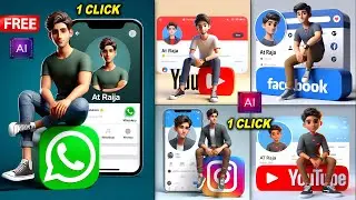 New Tranding 3D Ai Social Media Profile Name Photo Edition | Viral Photo Edition | Ai photo Editing